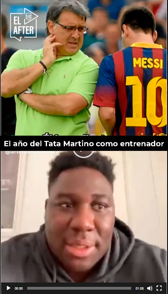 El duro año del Tata Martino como entrenador