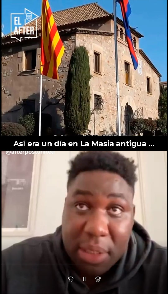 JMD EL AFTER - Así era un día en La Masia antigua