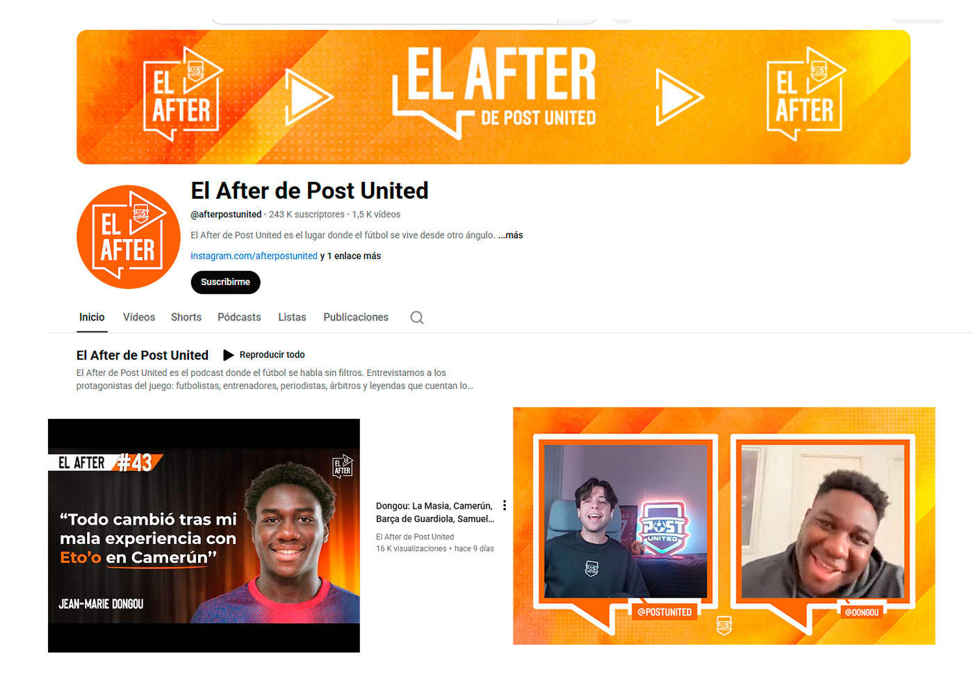 EL AFTER Post United - Tik Tok e Instagram