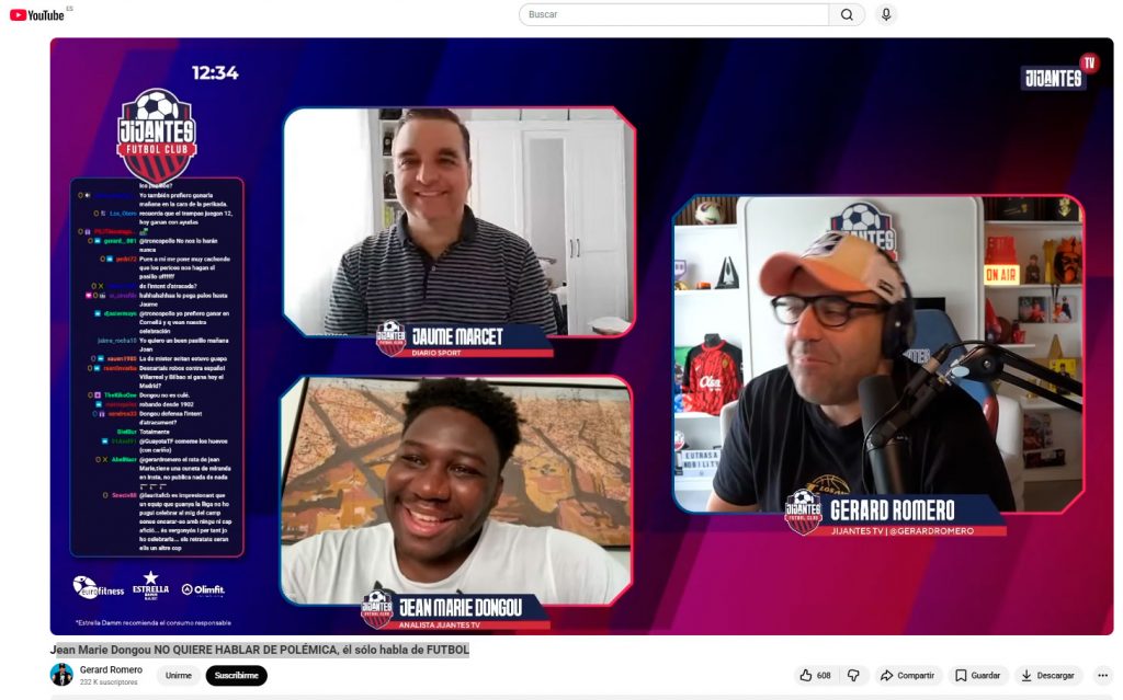 Jean Marie Dongou NO QUIERE HABLAR DE POLÉMICA, él sólo habla de FUTBOL